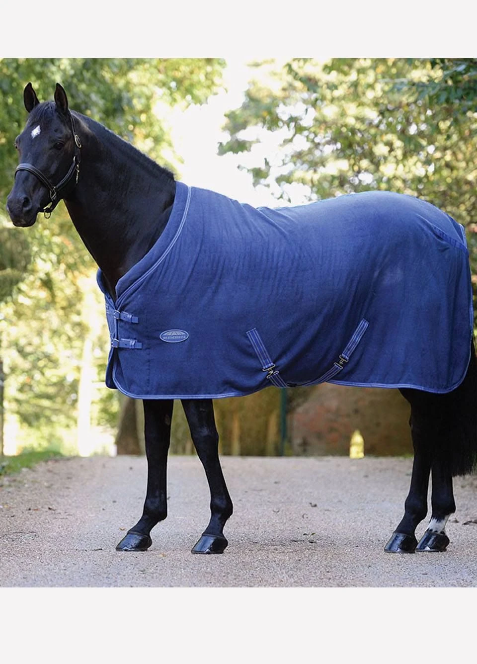 Weatherbeeta Cozi-Dri Standard Neck Fleece Rug - Blue/Grey 1 Weatherbeeta Cozi-Dri Standard Neck Fleece Rug - Blue/Grey