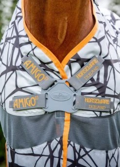 Amigo 3-in-1 CamoFly - Grey/Orange 13 Amigo 3-in-1 CamoFly - Grey/Orange -Equi Guard Horse Shop amigo 3in1 camofly 6rdy