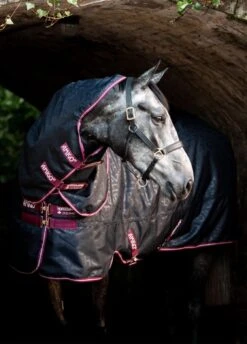 Amigo Hero 600D Ripstop Plus Lite - Navy HW Print/Burgundy 6 Amigo Hero 600D Ripstop Plus Lite - Navy HW Print/Burgundy -Equi Guard Horse Shop amigo hero ripstop plus hwprint 3rdy