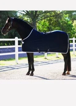 Amigo Jersey Cooler Rug - Navy/Silver