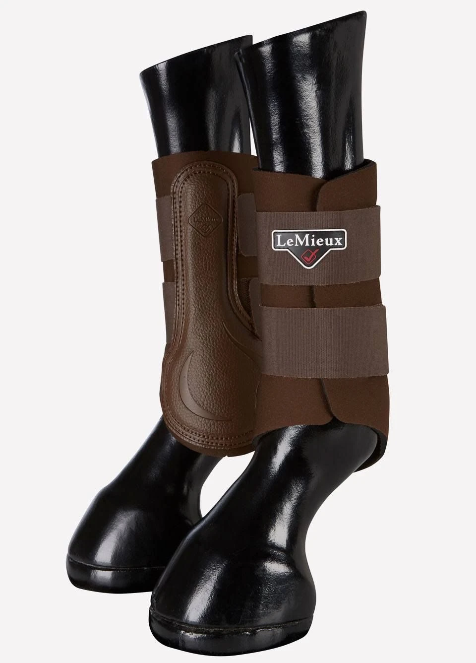 LeMieux Grafter Brushing Boots - Brown 1 LeMieux Grafter Brushing Boots - Brown