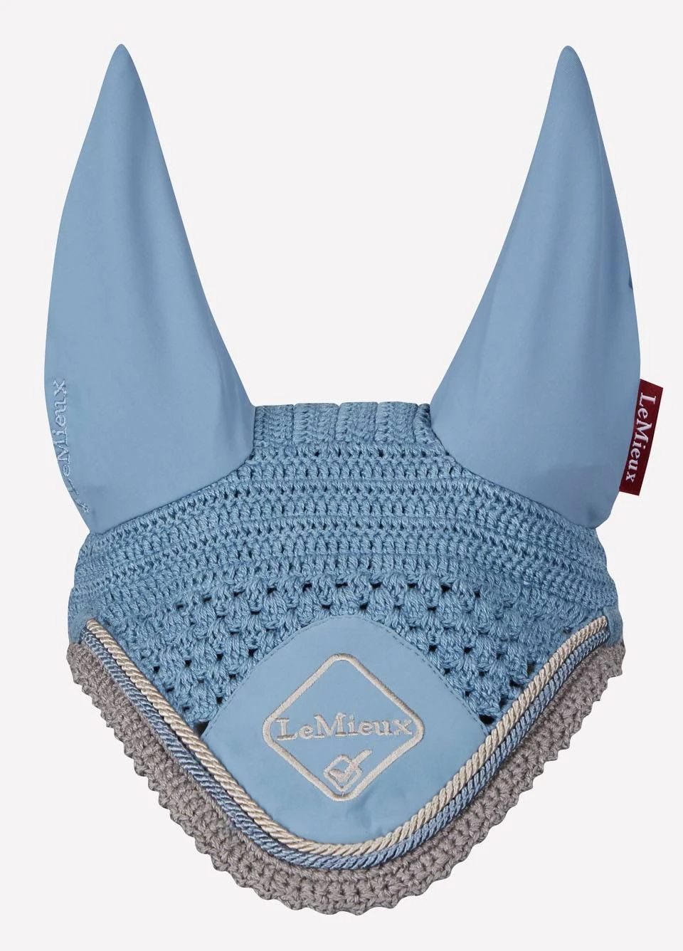 LeMieux Classic Fly Hood - Ice Blue 1 LeMieux Classic Fly Hood - Ice Blue