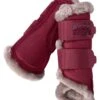 Eskadron Mesh Faux Fur Boots - Rustic Red