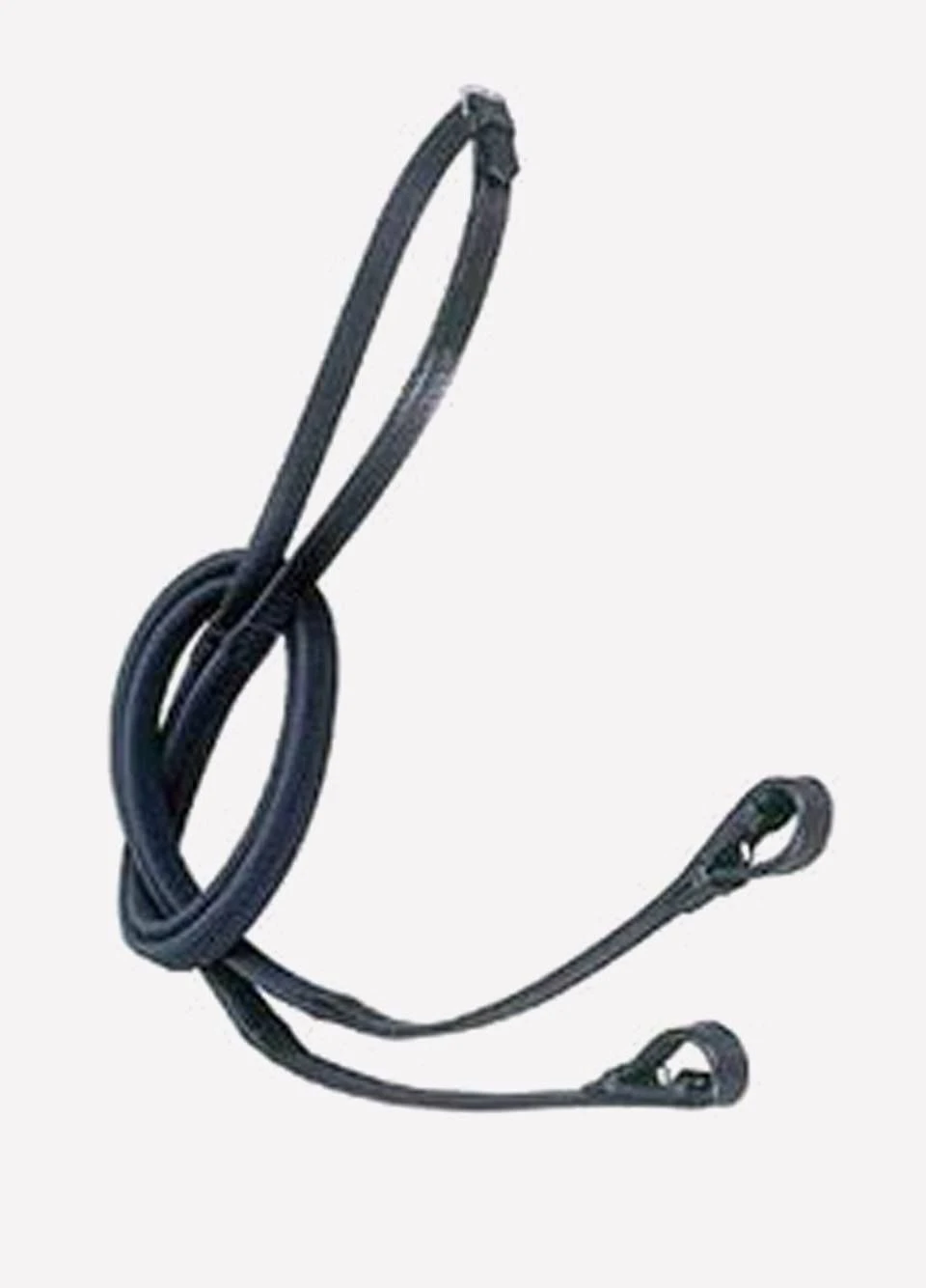 Jeffries Wembley Nylon Lined Rubber Grip Reins - Black 1 Jeffries Wembley Nylon Lined Rubber Grip Reins - Black