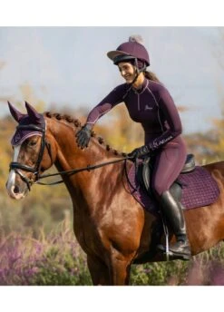 LeMieux Suede CC Square - Fig -Equi Guard Horse Shop lemieux cc pad fig 3rdy 1