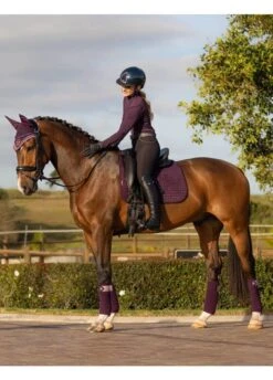 LeMieux Suede Dressage Square - Fig -Equi Guard Horse Shop lemieux dressage pad fig 3rdy