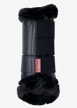 LeMieux Fleece Edged Mesh Brushing Boot - Twilight Navy -Equi Guard Horse Shop lemieux fleece brush boot twilight navy 5rdy