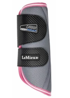 LeMieux Carbon Mesh Wrap Boots - Grey/Watermelon 6 LeMieux Carbon Mesh Wrap Boots - Grey/Watermelon -Equi Guard Horse Shop lemiex carbon mesh boot watermelon 3rdy
