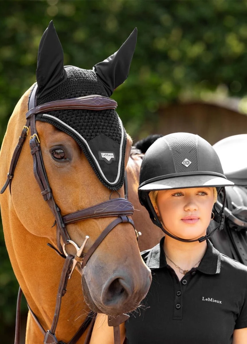 LeMieux Puissance Fly Hood - Black 1 LeMieux Puissance Fly Hood - Black