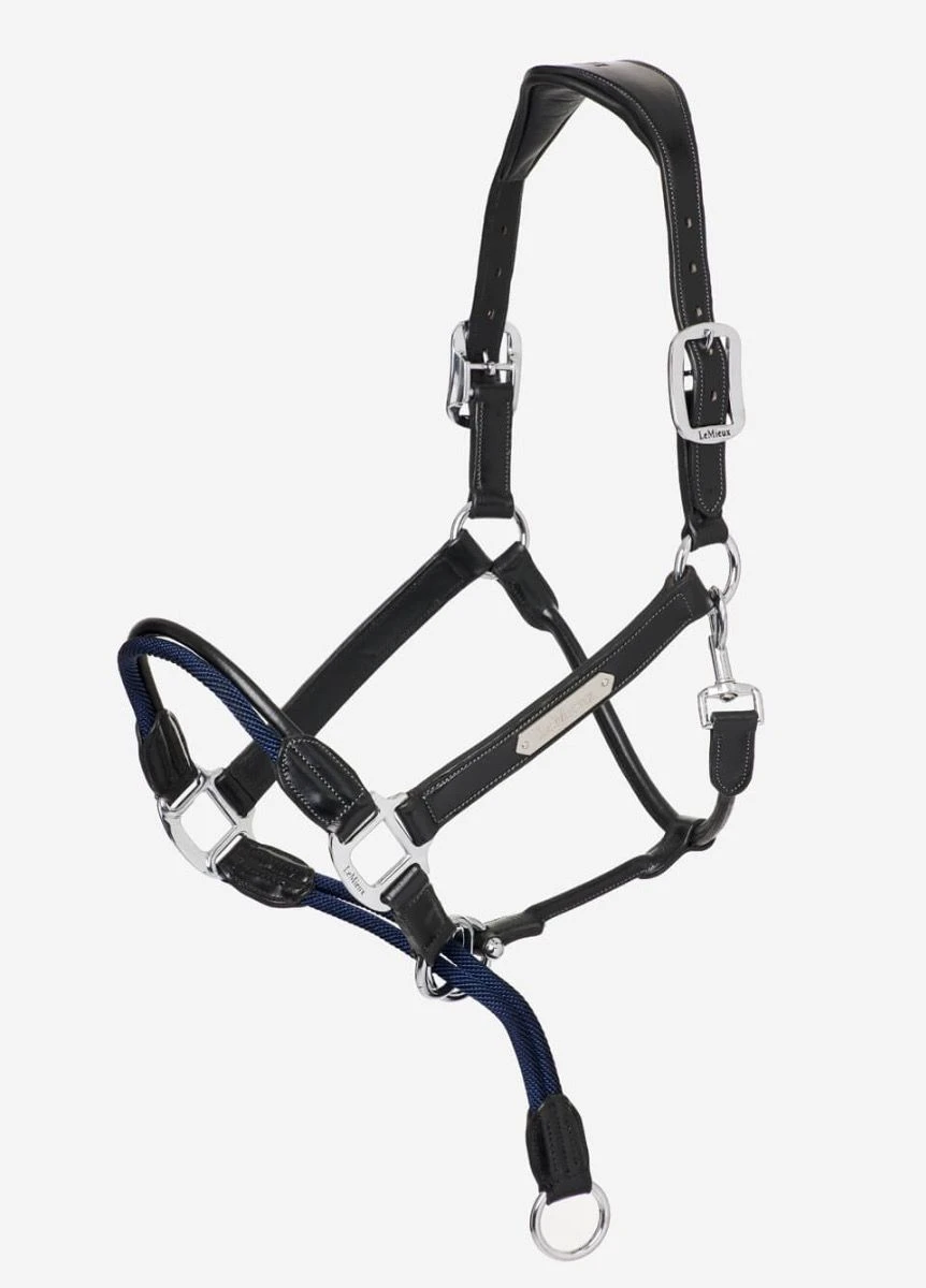 LeMieux Rope Control Headcollar - Black 2 LeMieux Rope Control Headcollar - Black - Image 2