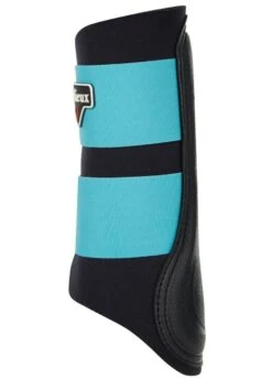 LeMieux Grafter Brushing Boots - Azure -Equi Guard Horse Shop lmbootazure2rdy