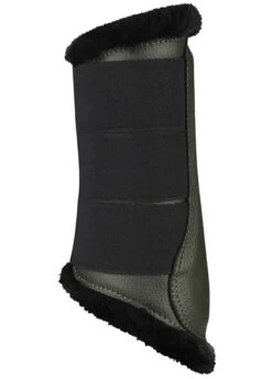 LeMieux Fleece Brushing Boots - Oak -Equi Guard Horse Shop lmfleecebootoak4rdy