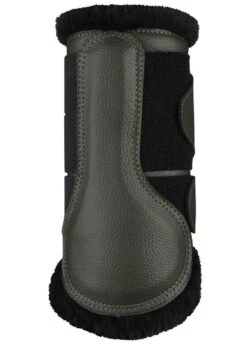 LeMieux Fleece Brushing Boots - Oak -Equi Guard Horse Shop lmfleecebootoak5rdy