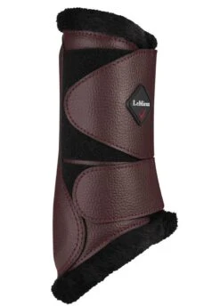 LeMieux Fleece Brushing Boots - Rioja -Equi Guard Horse Shop lmfleecebootrioja3rdy