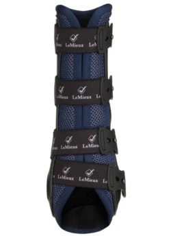 Lemieux Ultra Mesh Snug Boot (Pair) - Navy -Equi Guard Horse Shop lmultrameshsnugbootnavy10rdy