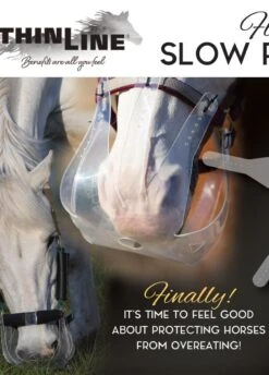 KM Elite ThinLine Flexible Filly Grazing Muzzle - Clear -Equi Guard Horse Shop muzzlebreatheadrdy
