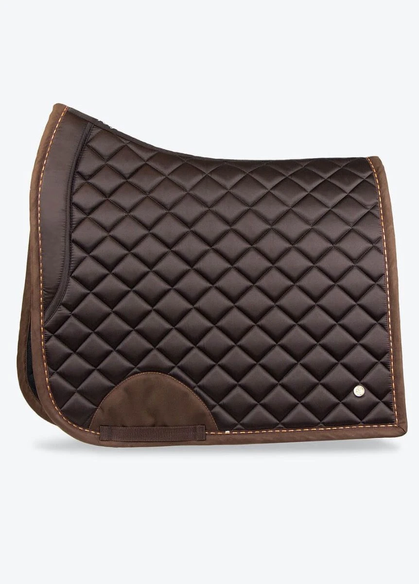 PS Of Sweden Suede Dressage Saddle Pad - Coffee 1 PS Of Sweden Suede Dressage Saddle Pad - Coffee