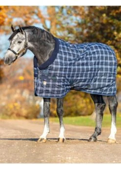 Rhino Original Stable Rug Medium - Navy Check/Indigo