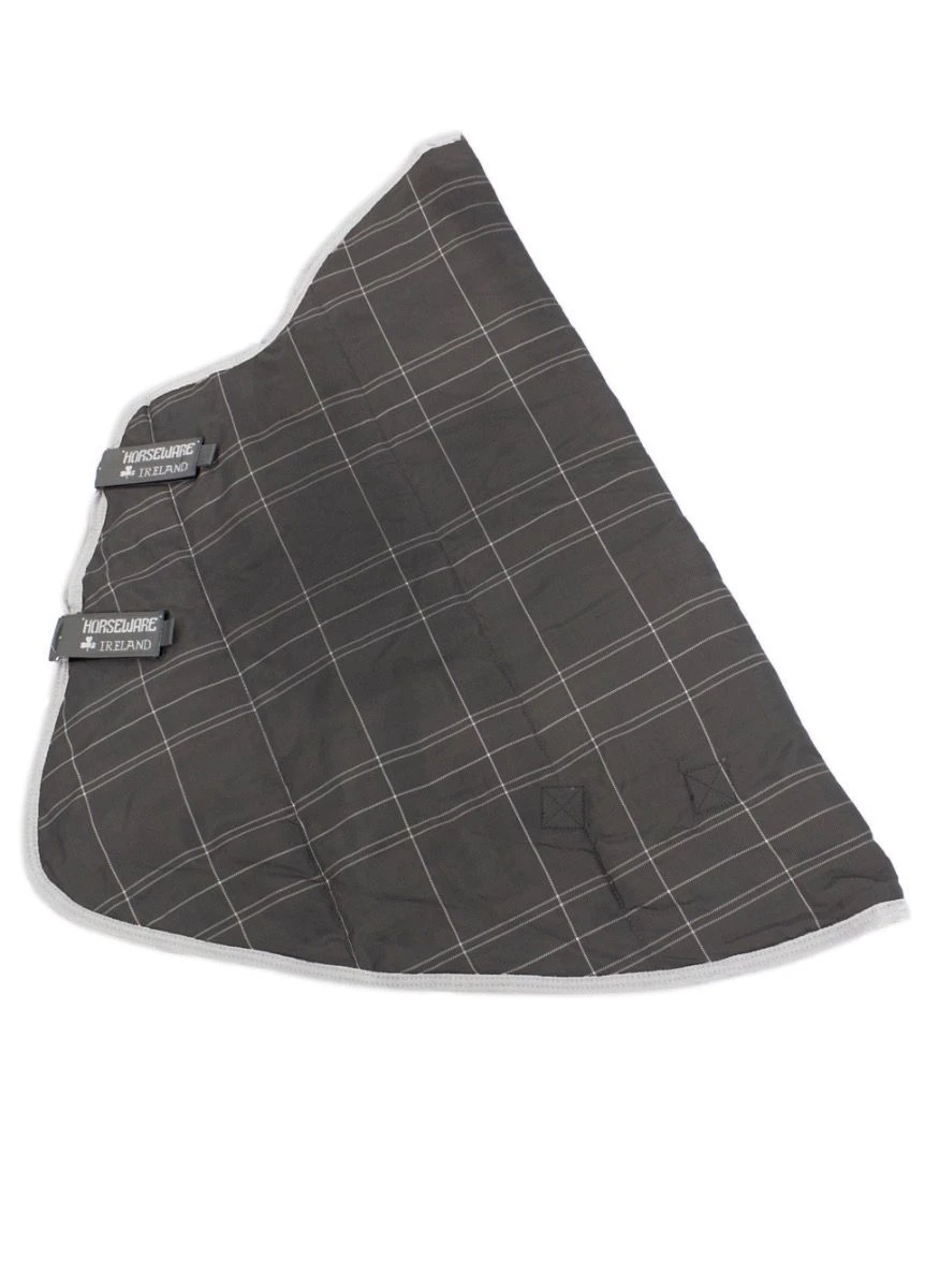 Rhino Stable Hood - Charcoal/Grey/White Check 1 Rhino Stable Hood - Charcoal/Grey/White Check
