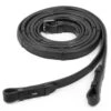 Schockemohle Half Rubber Continental Reins Billet - Black