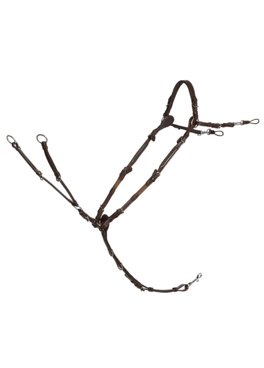 Schockemohle Sevilla Select Breastplate - Espresso/Silver 1 Schockemohle Sevilla Select Breastplate - Espresso/Silver