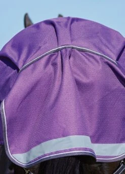 Weatherbeeta ComFiTec Plus Dynamic Combo Medium Turnout - Purple/Black -Equi Guard Horse Shop tailflap 4
