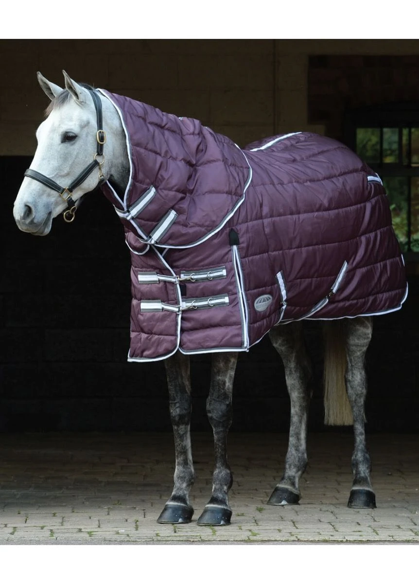 Weatherbeeta ComFITec PP Channel Quilt II Detach-A-Neck Medium - Maroon/Grey/White 1 Weatherbeeta ComFITec PP Channel Quilt II Detach-A-Neck Medium - Maroon/Grey/White