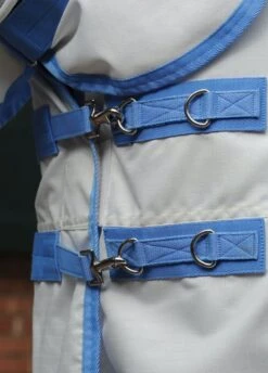 Weatherbeeta Sweet Itch Shield Combo Neck - White/Blue -Equi Guard Horse Shop wbshieldcombowhiteblue2rdy