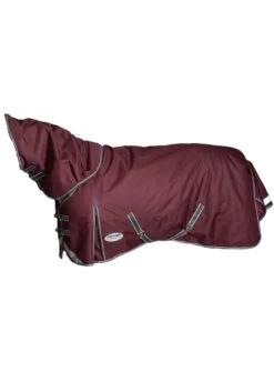 Weatherbeeta ComFITec Plus Dynamic II Detach-A-Neck Lite - Maroon/Grey/White -Equi Guard Horse Shop weatherbeeta dynamic detach lite maroon 3rdy