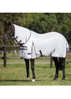 Weatherbeeta ComFITec Essential Mesh II Combo - White/Maroon/Grey