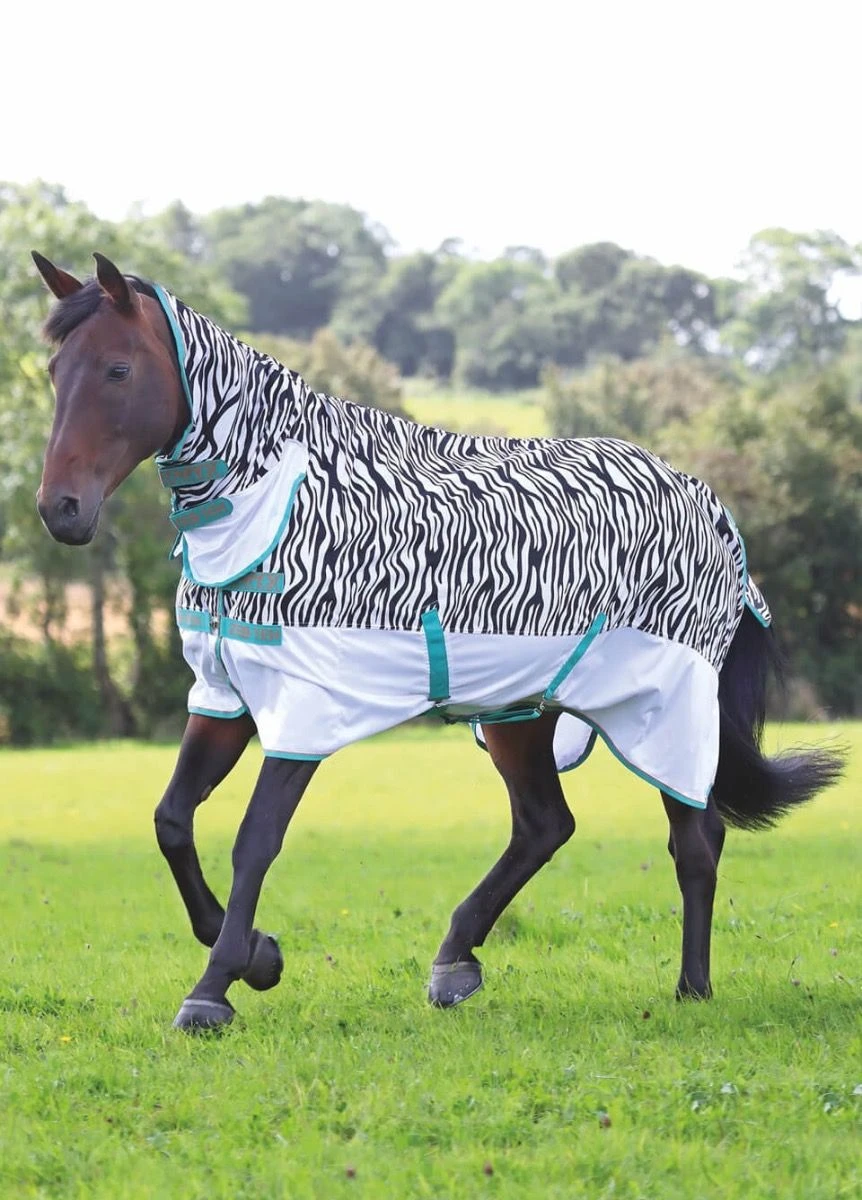 Shires Tempest Original Zeb-Tek Combo Fly Rug - Zebra 1 Shires Tempest Original Zeb-Tek Combo Fly Rug - Zebra